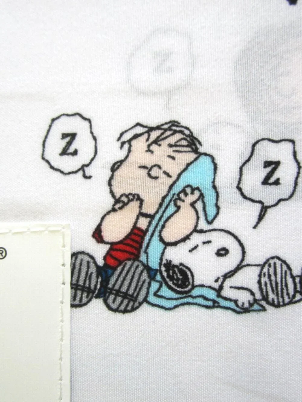 Snoopy Woodstock Peanuts Sleeping Berkshire Twin Sheet Set - Picture 8 of 10